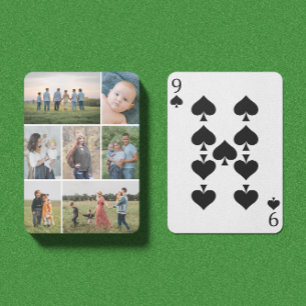 Erstellen Sie Ihre eigene 7 FotoCollage Spielkarten