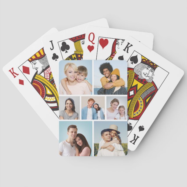 Erstellen Sie Ihre eigene 7 FotoCollage Spielkarten (Rückseite)