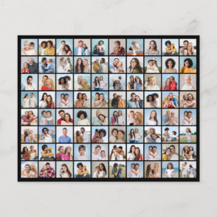 Erstellen Sie Ihre eigene 80-Bild-Collage bearbeit Flyer