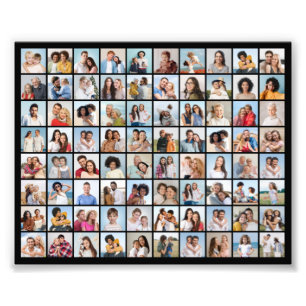 Erstellen Sie Ihre eigene 80 Foto Collage Foto Erw