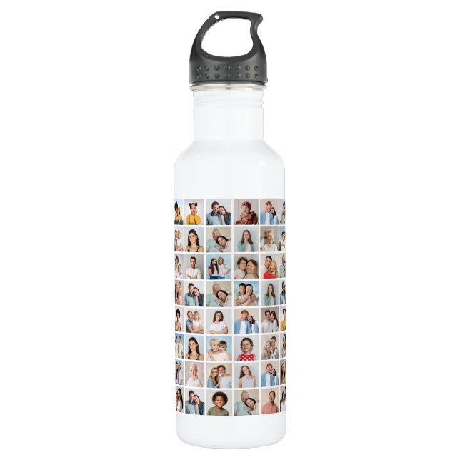 Erstellen Sie Ihre eigene 80-FotoCollage Edelstahlflasche (Vorderseite)