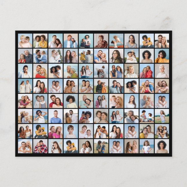 Erstellen Sie Ihre eigene 80-FotoCollage Flyer (Vorne)