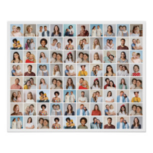 Erstellen Sie Ihre eigene 80-FotoCollage Poster