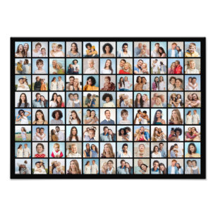 Erstellen Sie Ihre eigene 88-Foto-Collage-Fotoverg Fotodruck