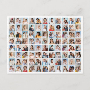 Erstellen Sie Ihre eigene 88 Foto Collage Postkart Postkarte