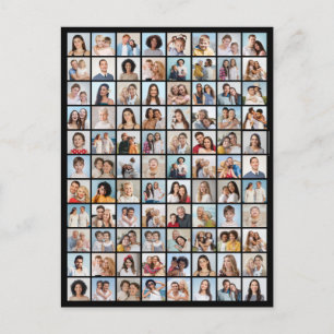 Erstellen Sie Ihre eigene 88-Foto-Collage  Postkarte