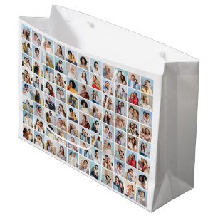 Erstellen Sie Ihre eigene 88 FotoCollage Große Geschenktüte