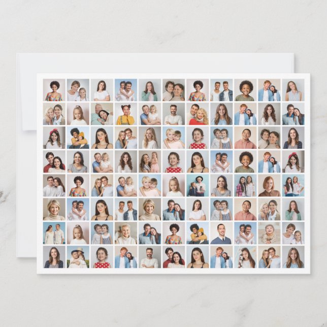 Erstellen Sie Ihre eigene 88 FotoCollage Karte (Vorderseite)