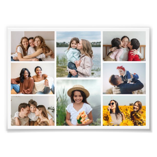 Erstellen Sie Ihre eigene 8 Foto Collage Foto Erwe (Vorne)