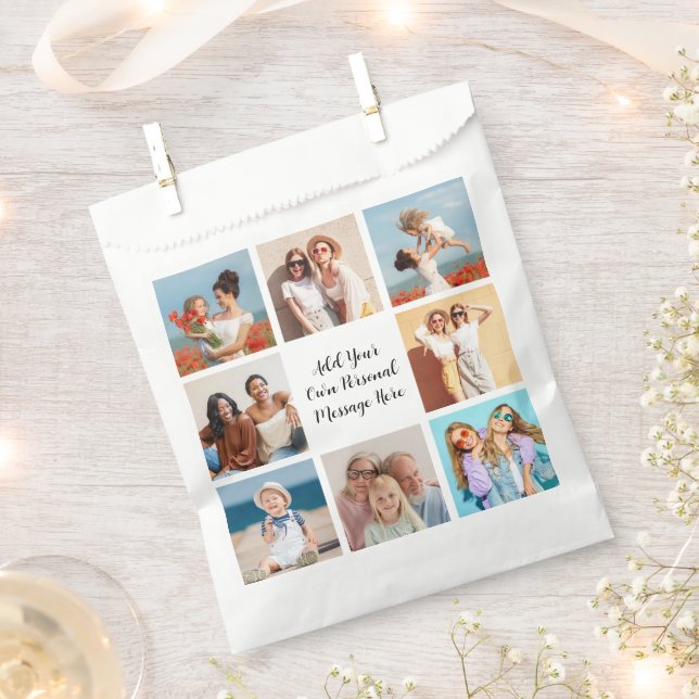 Erstellen Sie Ihre eigene 8-Foto-Collage Hinzufüge Geschenktütchen (Ausgeschnitten)