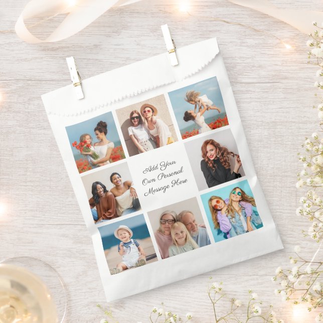 Erstellen Sie Ihre eigene 8-Foto-Collage Hinzufüge Geschenktütchen (Ausgeschnitten)