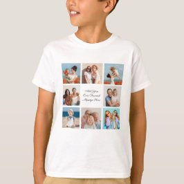 Erstellen Sie Ihre eigene 8-Foto-Collage Hinzufüge T-Shirt