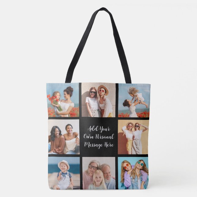 Erstellen Sie Ihre eigene 8-Foto-Collage Hinzufüge Tasche (Vorderseite)
