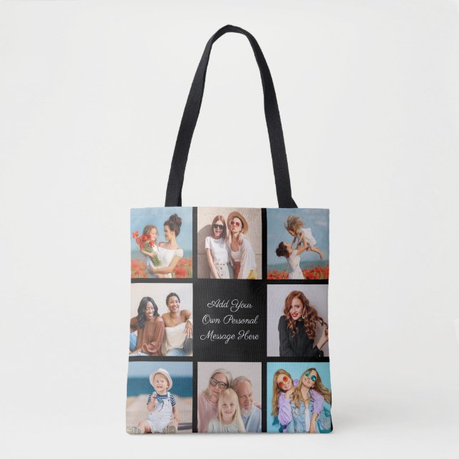 Erstellen Sie Ihre eigene 8-Foto-Collage Hinzufüge Tasche (Vorderseite)