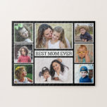 Erstellen Sie Ihre eigene 8 FotoCollage Beste Mama<br><div class="desc">Multi-Foto Collage Puzzle personalisiert mit 8 Bildern und 'Best Mama Ever' Typografie macht es zu einem einzigartigen Geschenk für Mama.</div>