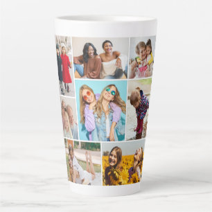 Erstellen Sie Ihre eigene 8 FotoCollage Milchtasse