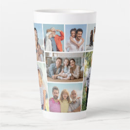 Erstellen Sie Ihre eigene 8 FotoCollage Milchtasse