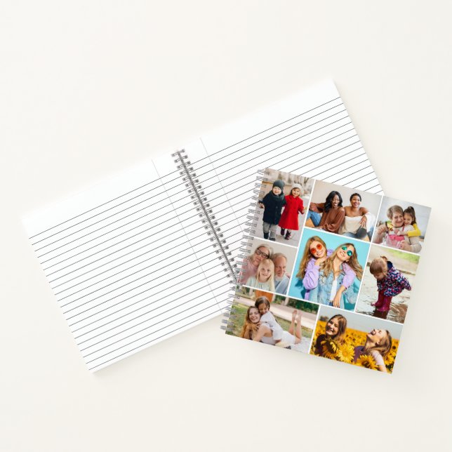 Erstellen Sie Ihre eigene 8 FotoCollage Notizbuch (Innenseite)