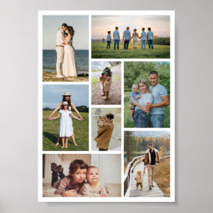 Erstellen Sie Ihre eigene 8 FotoCollage Poster