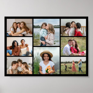 Erstellen Sie Ihre eigene 8 FotoCollage Poster
