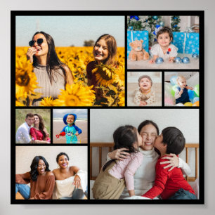 Erstellen Sie Ihre eigene 8 FotoCollage Poster