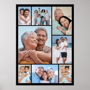 Erstellen Sie Ihre eigene 8 FotoCollage Poster