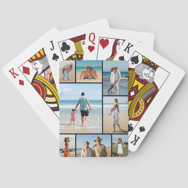 Erstellen Sie Ihre eigene 8 FotoCollage Spielkarten (Rückseite)