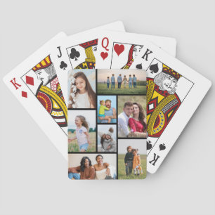 Erstellen Sie Ihre eigene 8 FotoCollage Spielkarten