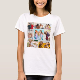 Erstellen Sie Ihre eigene 8 FotoCollage T-Shirt
