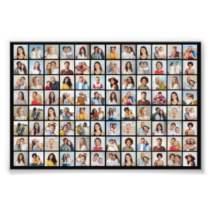 Erstellen Sie Ihre eigene 96 Foto Collage Foto Erw