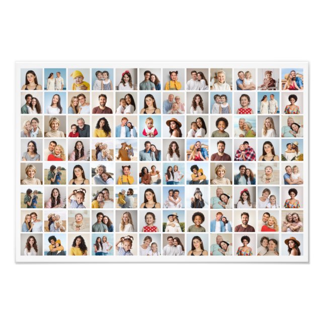Erstellen Sie Ihre eigene 96 Foto Collage Foto Erw (Vorne)