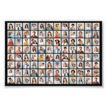 Erstellen Sie Ihre eigene 96 Foto Collage Foto Erw