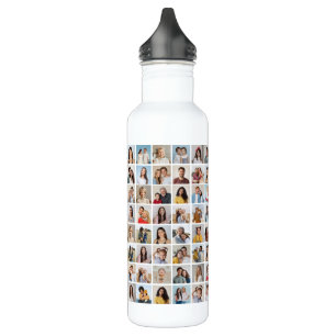 Erstellen Sie Ihre eigene 96-FotoCollage Edelstahlflasche