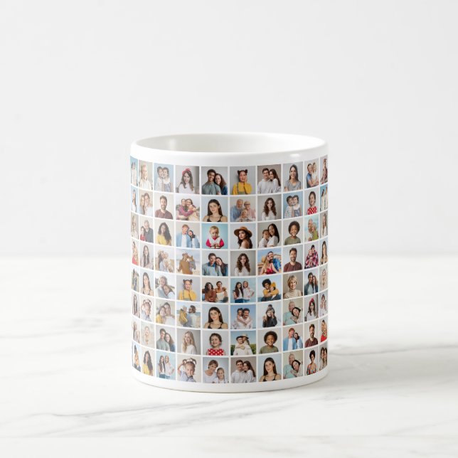 Erstellen Sie Ihre eigene 96-FotoCollage Kaffeetasse (Mittel)