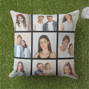 Erstellen Sie Ihre eigene 9-Foto-Collage Kissen