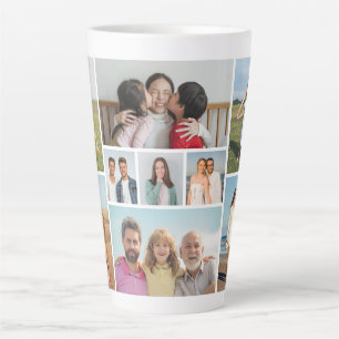 Erstellen Sie Ihre eigene 9-Foto-Collage Milchtasse