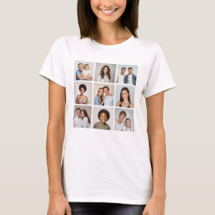 Erstellen Sie Ihre eigene 9-Foto-Collage T-Shirt