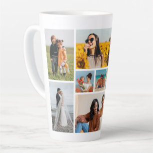 Erstellen Sie Ihre eigene 9 FotoCollage Milchtasse