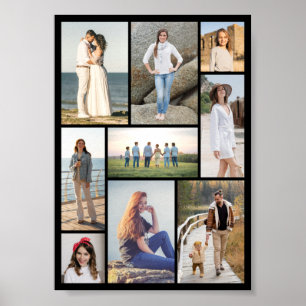 Erstellen Sie Ihre eigene 9 FotoCollage Poster