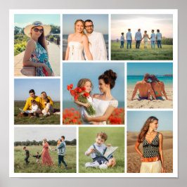 Erstellen Sie Ihre eigene 9 FotoCollage Poster