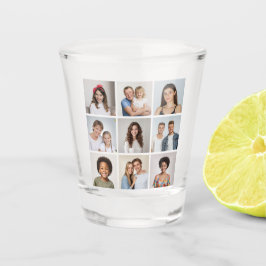Erstellen Sie Ihre eigene 9 FotoCollage Schnapsglas