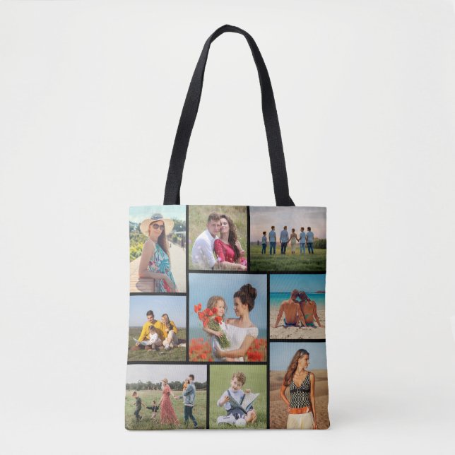 Erstellen Sie Ihre eigene 9 FotoCollage Tasche (Vorderseite)