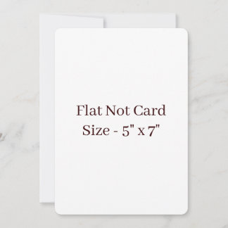 Erstellen Sie Ihre eigene abgerundete 5" x 7" Flac Mitteilungskarte