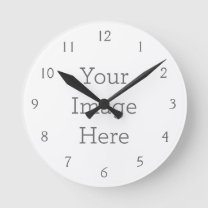 Erstellen Sie Ihre eigene Acrylmauer-Uhr Runde Wanduhr