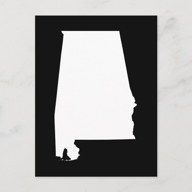 Erstellen Sie Ihre eigene Alabama-Ankündigung Postkarte (Vorderseite)