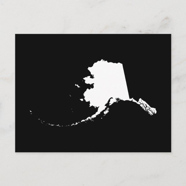 Erstellen Sie Ihre eigene Alaska-Ankündigung Postkarte (Vorderseite)