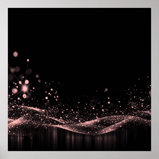 Erstellen Sie Ihre eigene - Anpassbare Glitzer Rib Poster (Vorne)