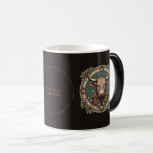 Erstellen Sie Ihre eigene Art Nouveau Taurus Zodia Verwandlungstasse