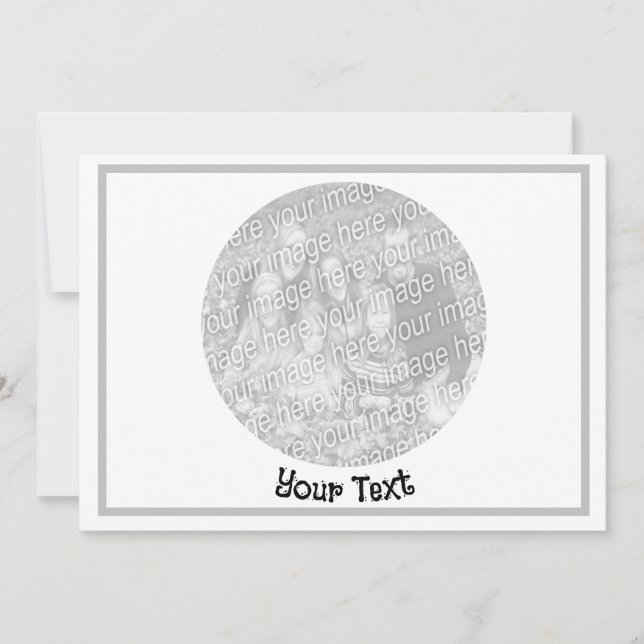 Erstellen Sie Ihre eigene Babydusche Einladung (Vorderseite)