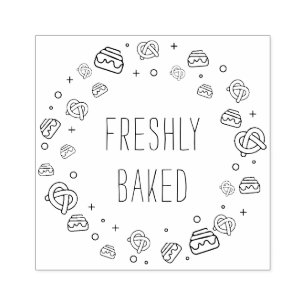 Erstellen Sie Ihre eigene Bäckerei Small Business  Gummistempel
